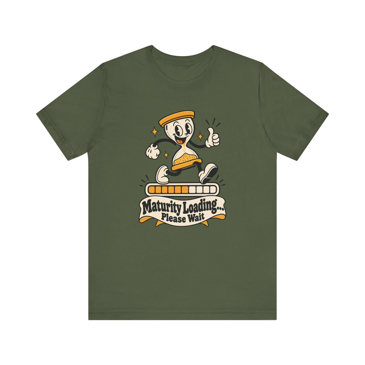 Maturity Loading... Please Wait Funny Self-Deprecating T-Shirt