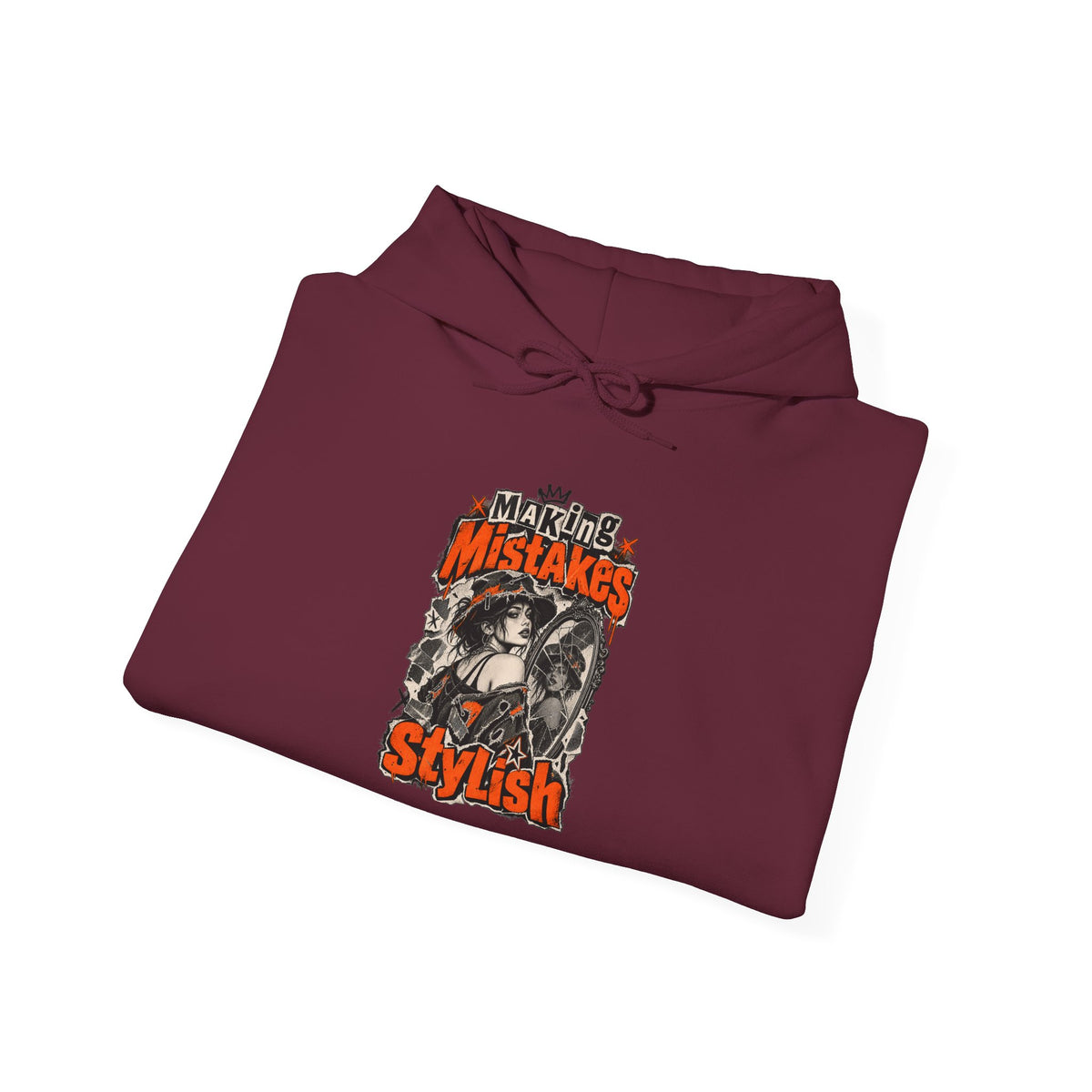 Making Mistakes Stylish Funny Self-Deprecating Hoodie