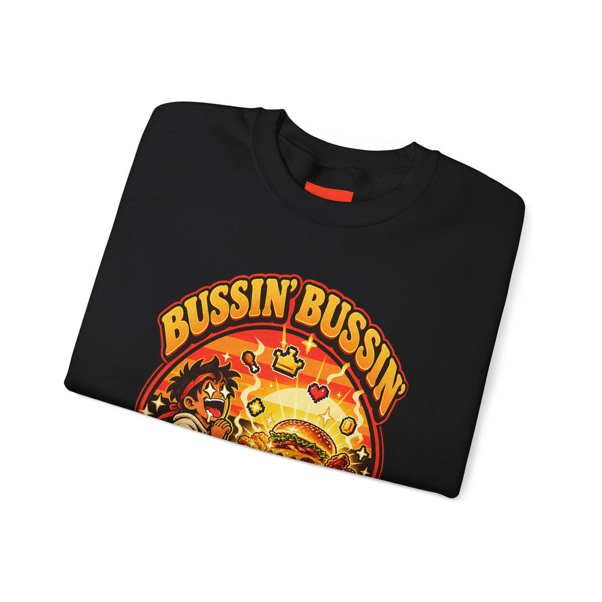 Bussin’ Bussin’ Funny Retro Vintage Sweatshirt