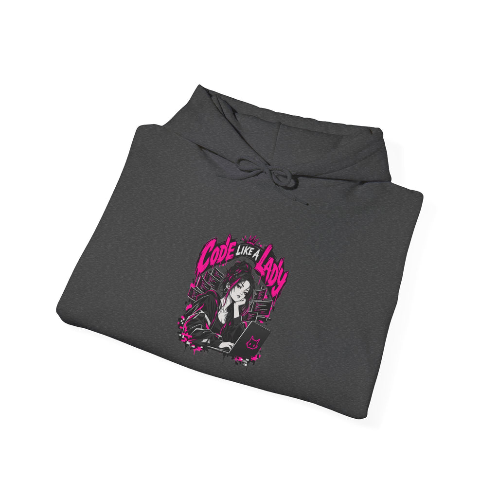 Code Like A Lady Funny Programmer Hoodie