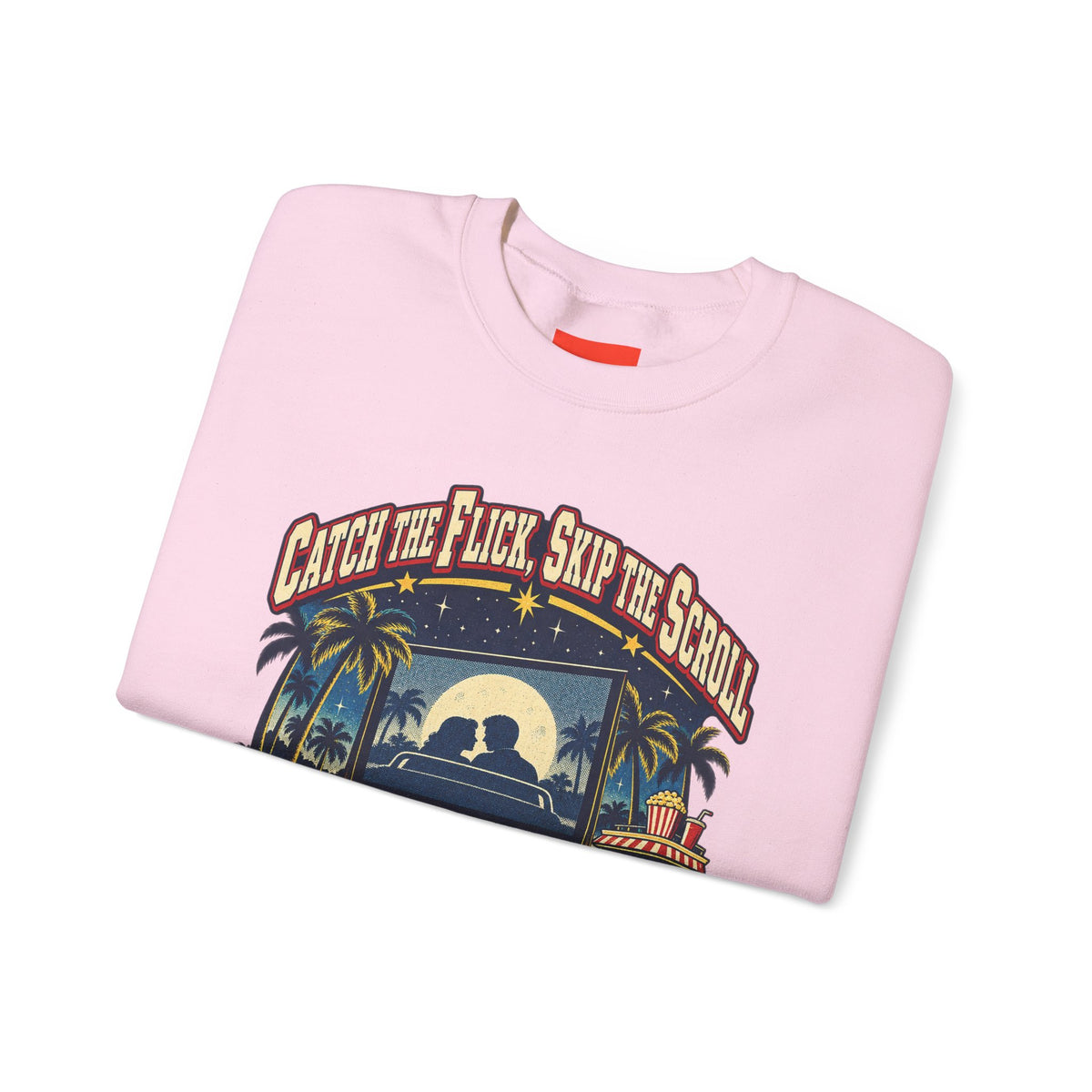 Catch the Flick, Skip the Scroll Funny Programmer Sweatshirt