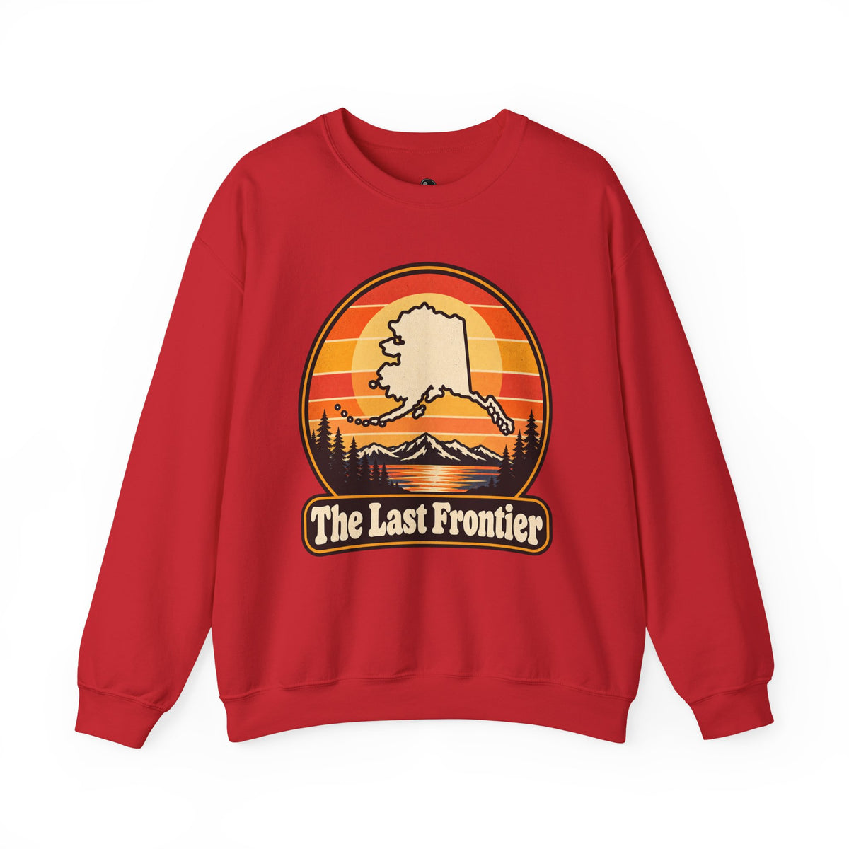 The Last Frontier Funny Minimalist Typography Sweatshirt