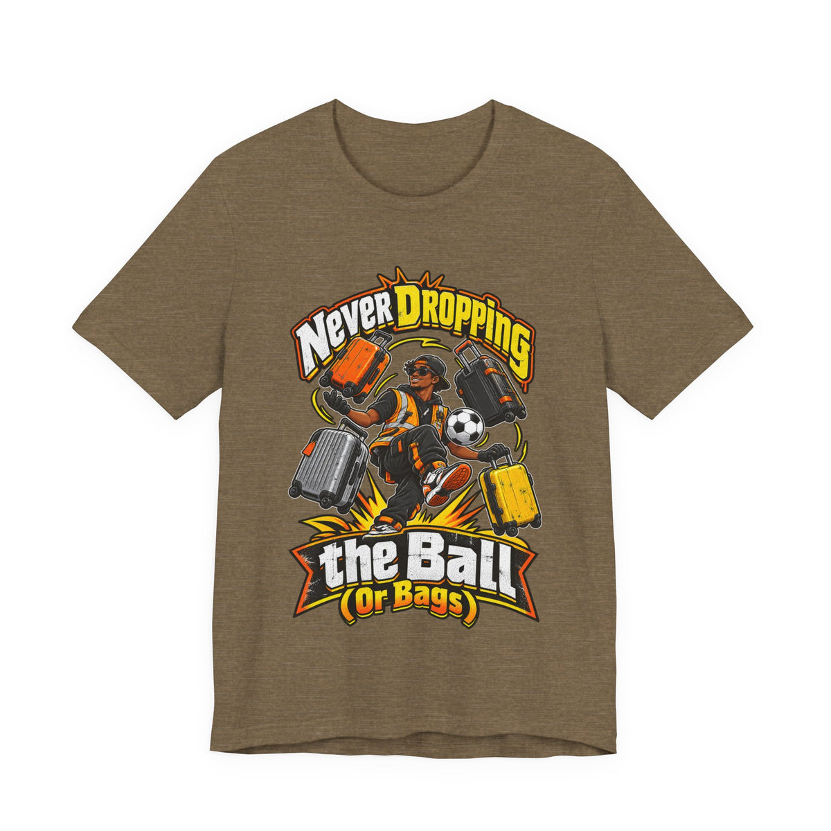 Never Dropping the Ball (Or Bags) Funny Baggage Handler T-Shirt