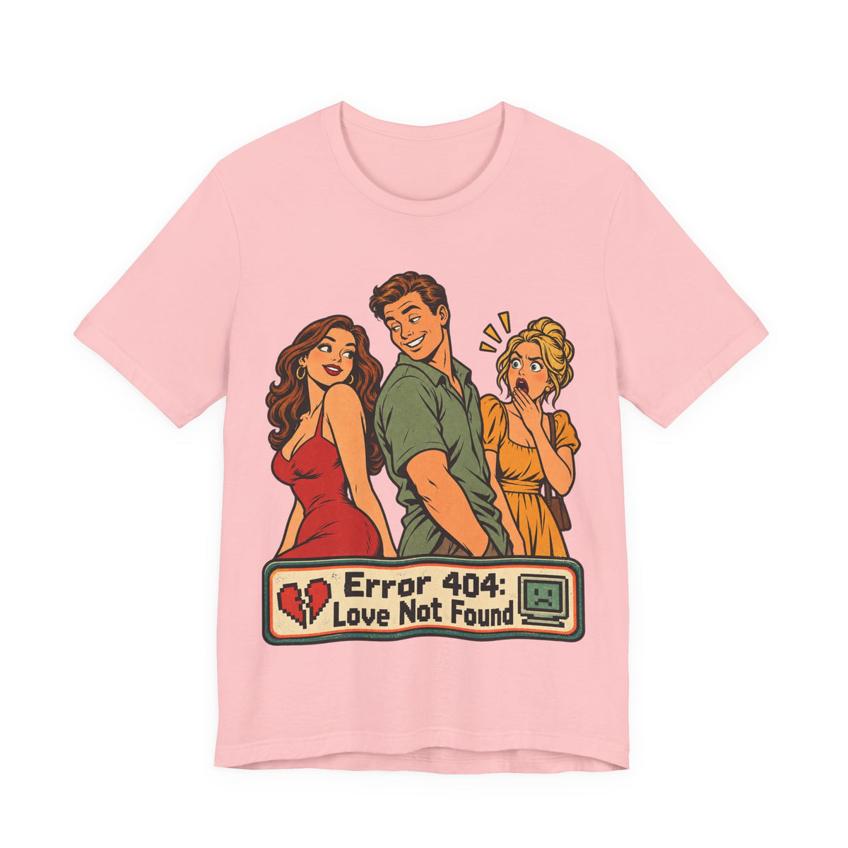 Error 404: Love Not Found Funny Programmer T-Shirt