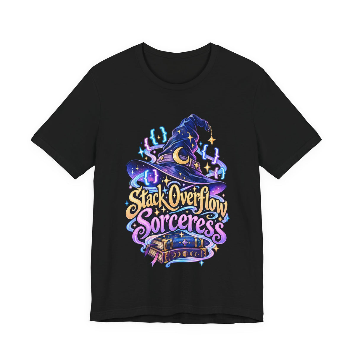 Stack Overflow Sorceress Funny Programmer T-Shirt