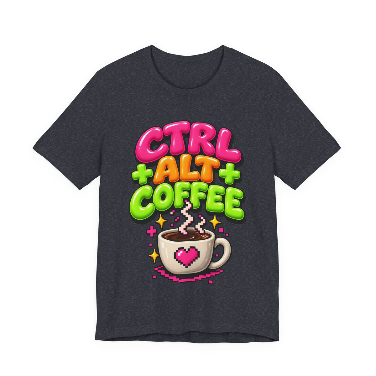 CTRL + ALT + COFFEE Funny Programmer T-Shirt