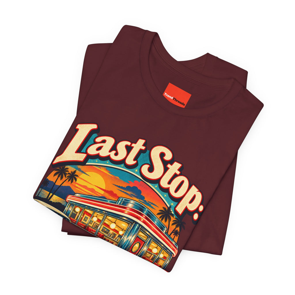 Last Stop: Nostalgia Lane Funny Retro Vintage T-Shirt