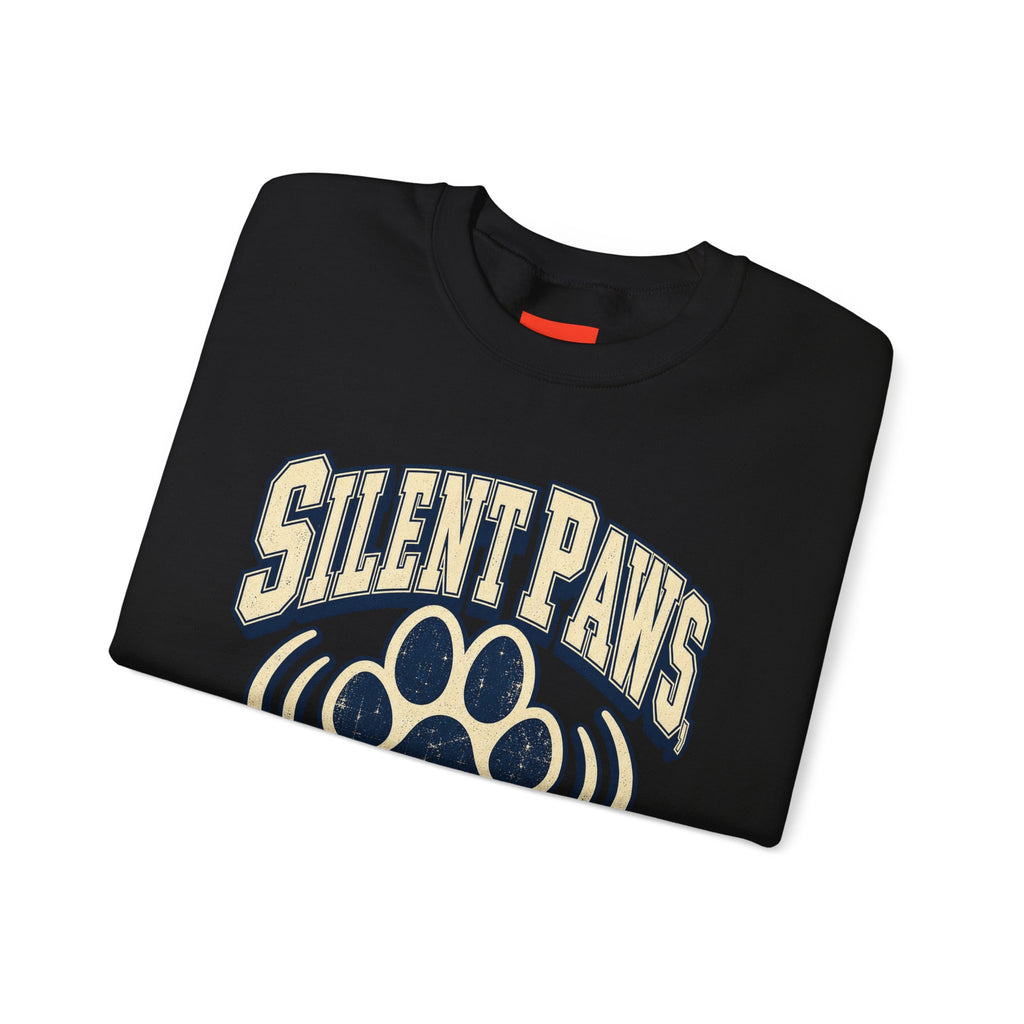 Silent Paws, Loud Moves Funny Cat Lover Sweatshirt