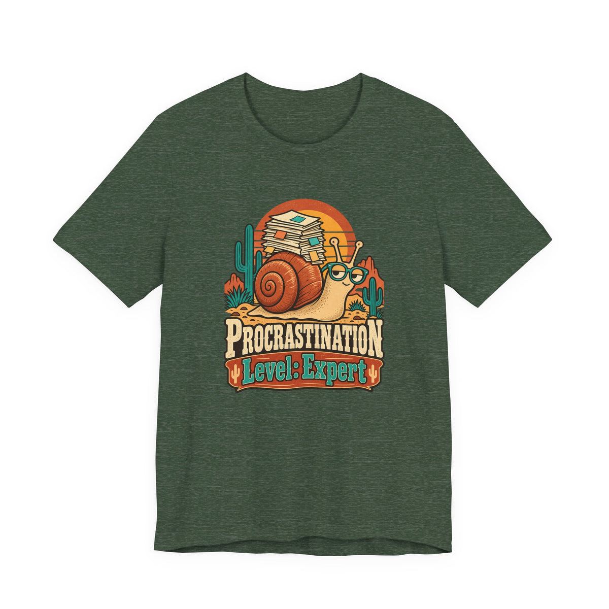 Procrastination Level: Expert Funny Student T-Shirt