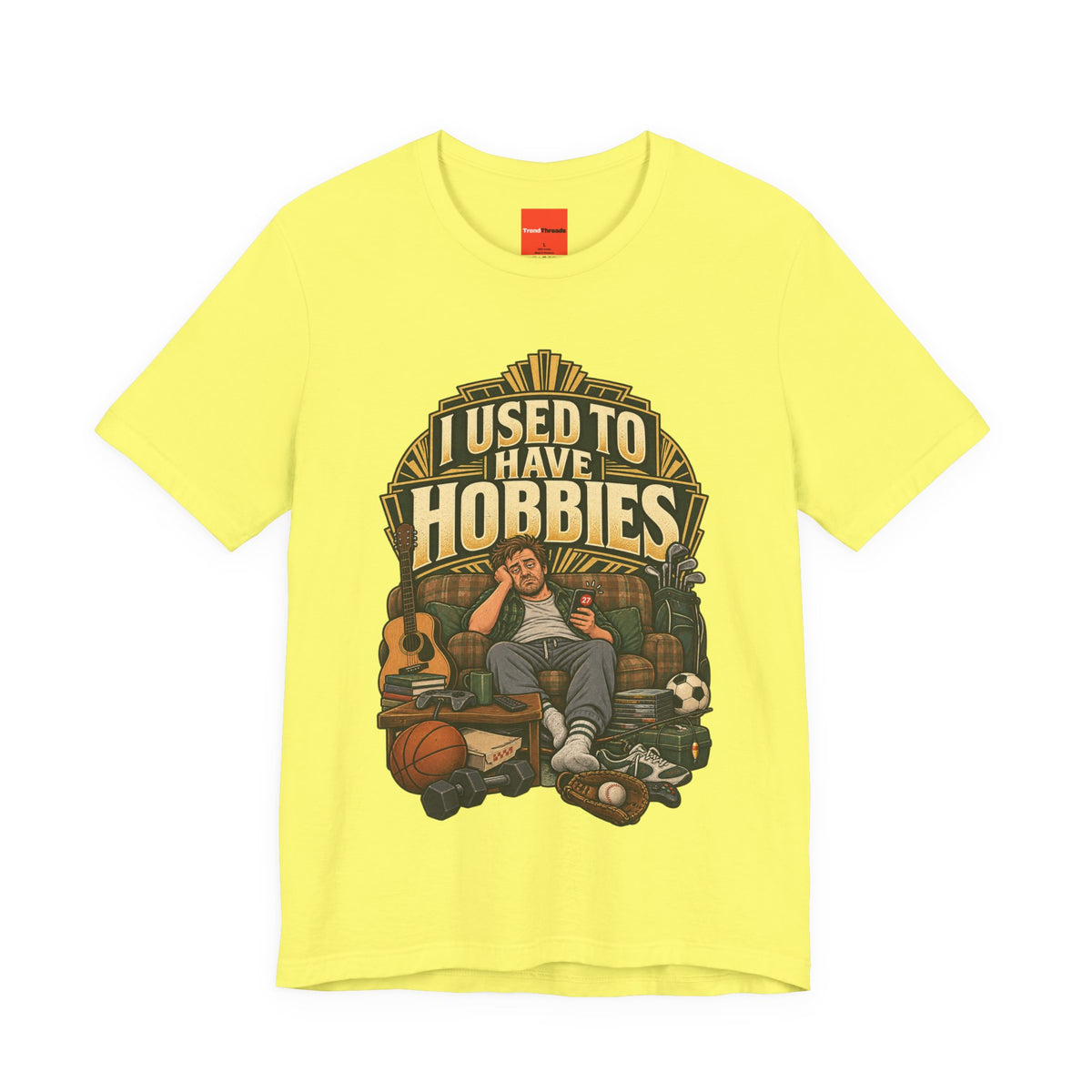 I USED TO HAVE HOBBIES Funny Retro Vintage T-Shirt