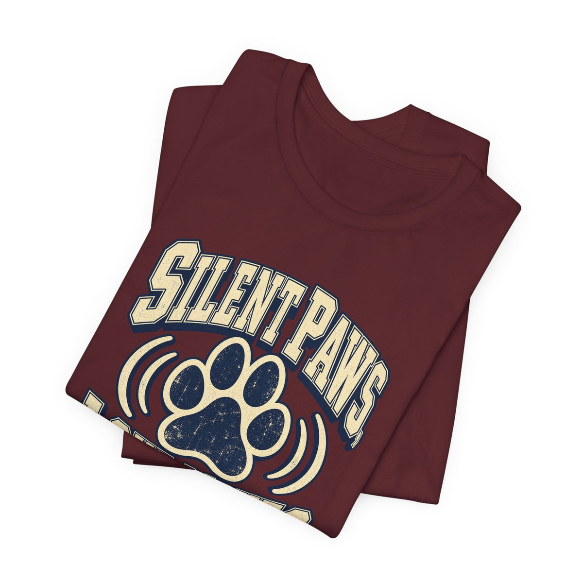 Silent Paws, Loud Moves Funny Cat Lover T-Shirt