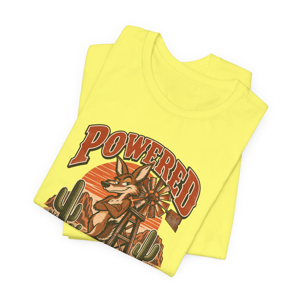Powered By Passive Aggression Funny Western Ranch T-Shirt