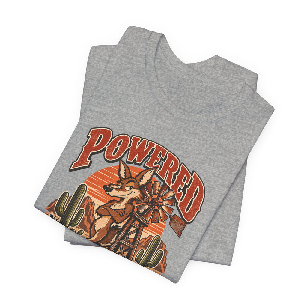 Powered By Passive Aggression Funny Western Ranch T-Shirt