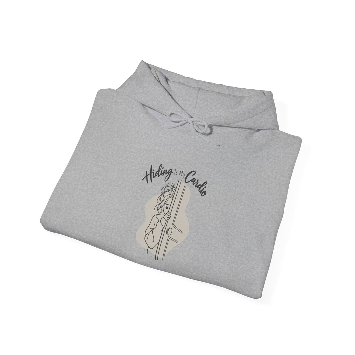 Hiding Is My Cardio Funny Introvert Hoodie