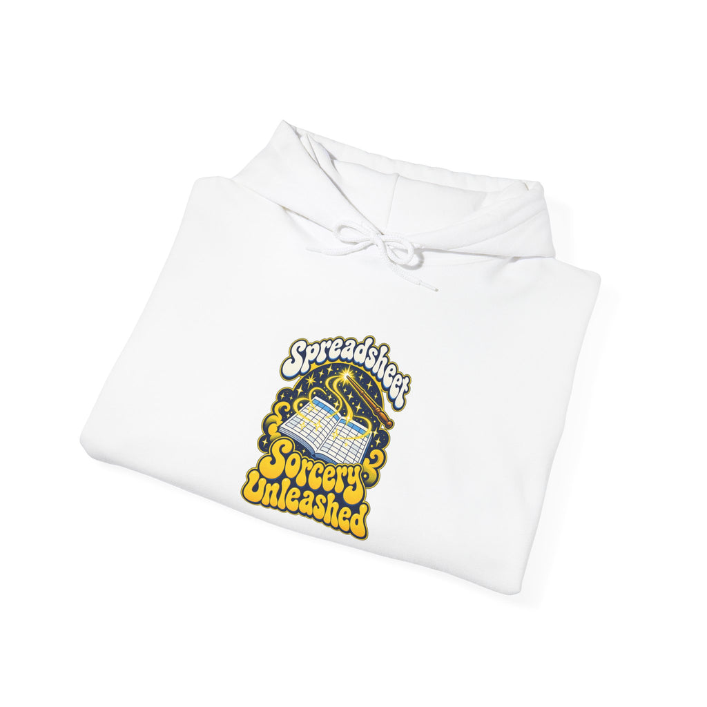 Spreadsheet Sorcery Unleashed Funny Office Humor Hoodie