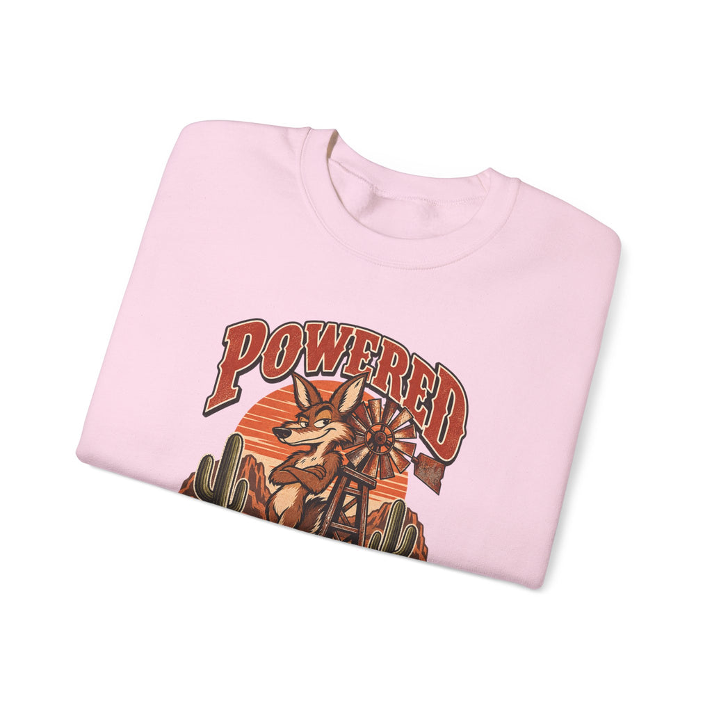 Powered By Passive Aggression Funny Western Ranch Sweatshirt