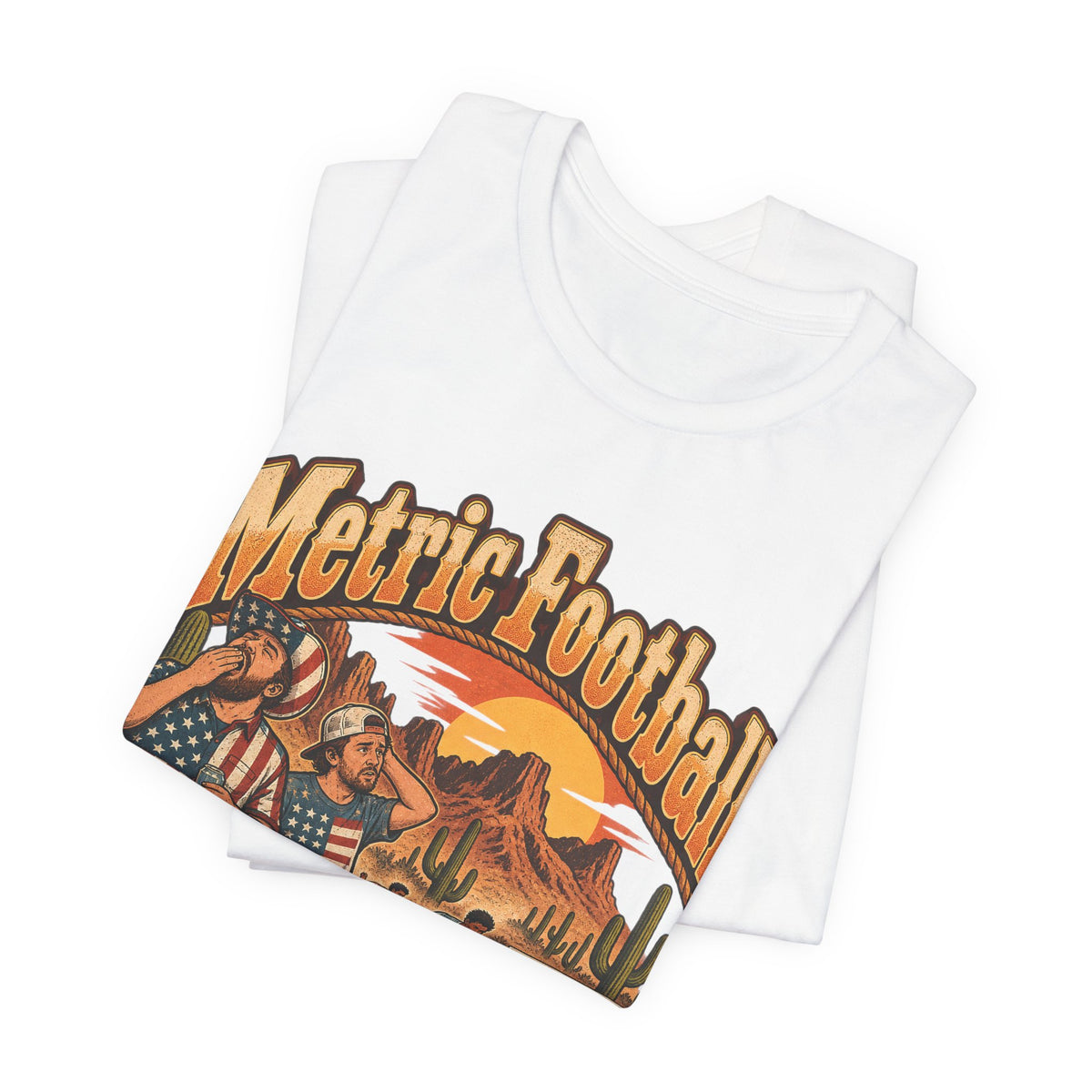 Metric Football Funny Western Ranch T-Shirt