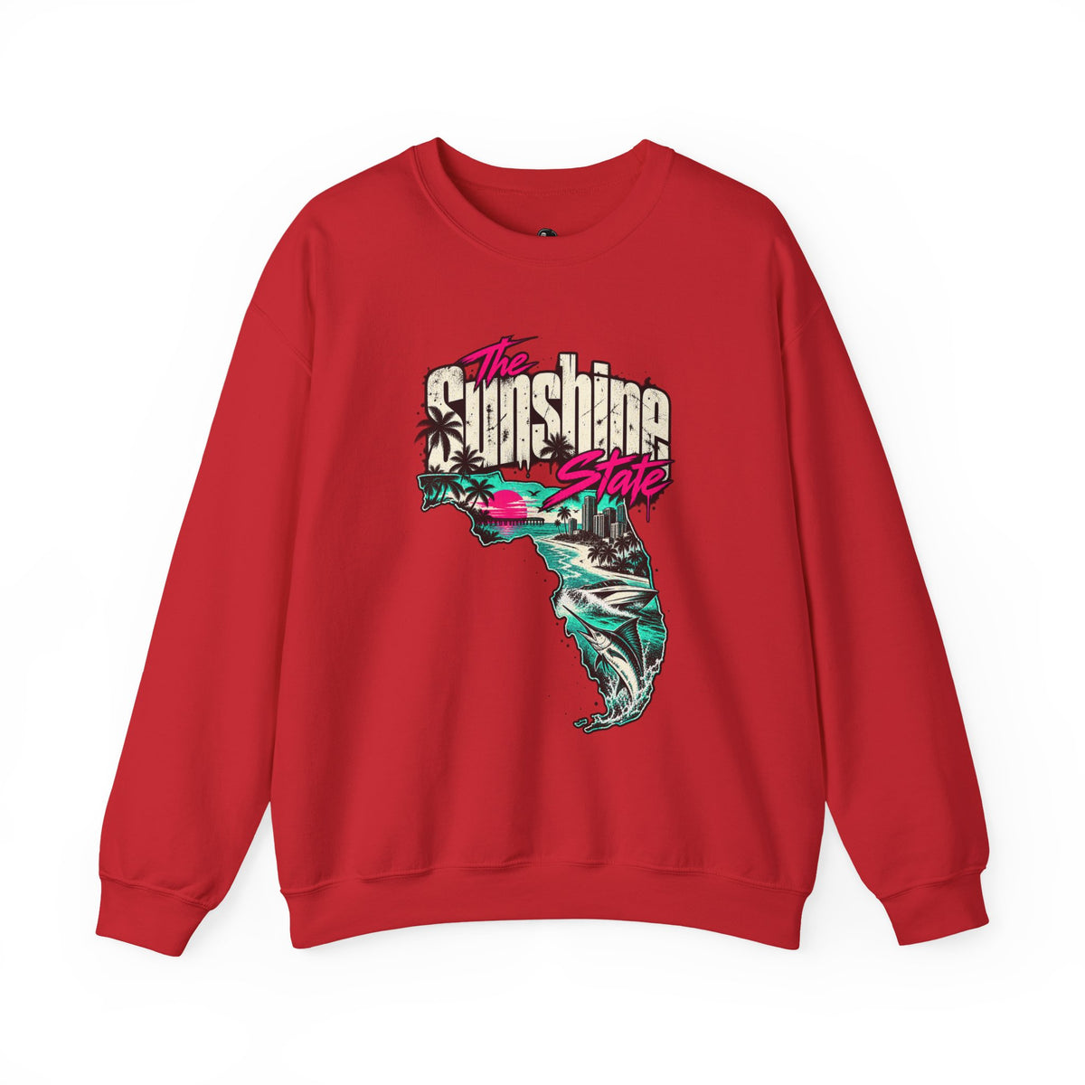 The Sunshine State Funny Minimalist Typography Sweatshirt