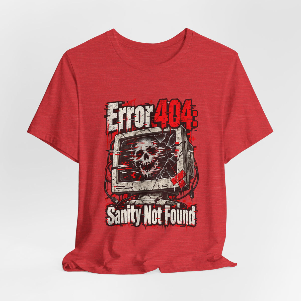 Error 404: Sanity Not Found Funny Tech T-Shirt