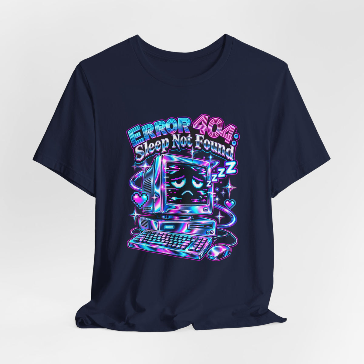 Error 404: Sleep Not Found Funny Programmer T-Shirt