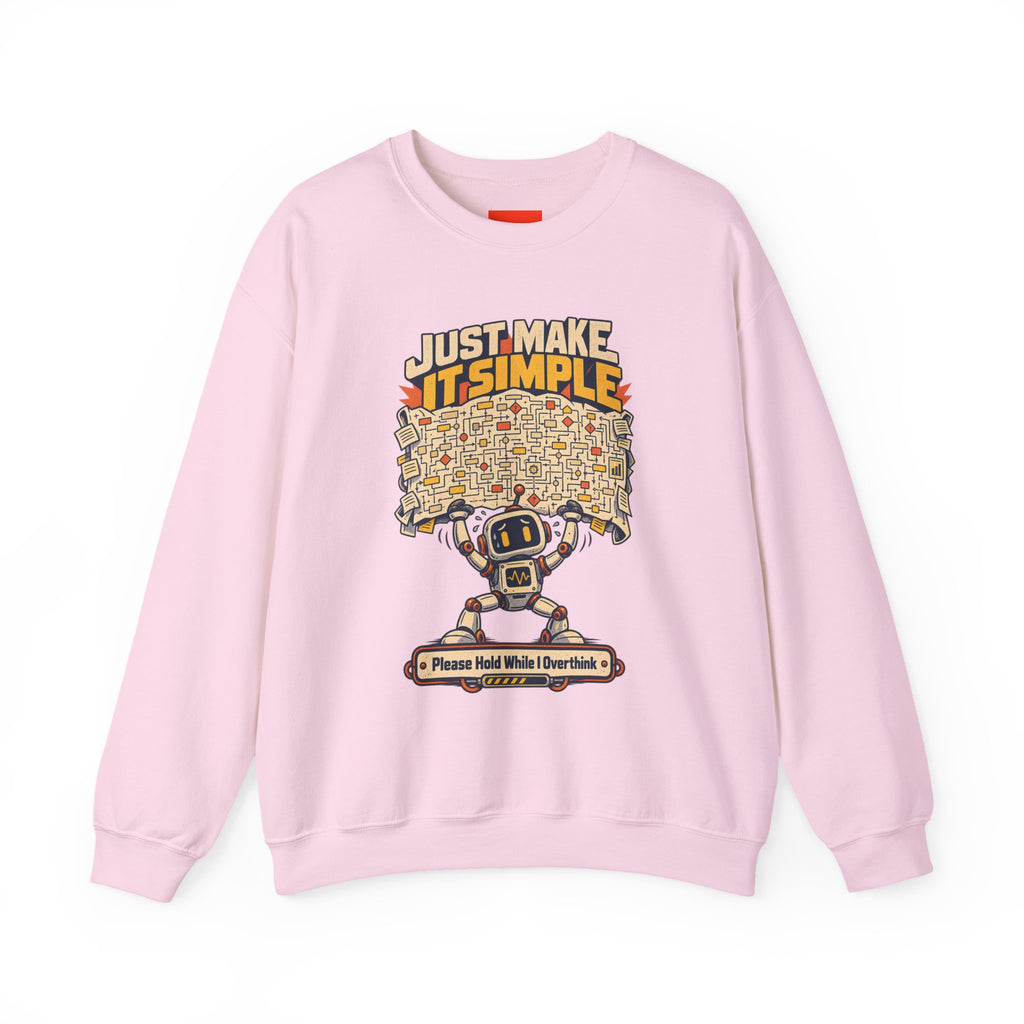 Please Hold While I Overthink Funny Programmer Sweatshirt