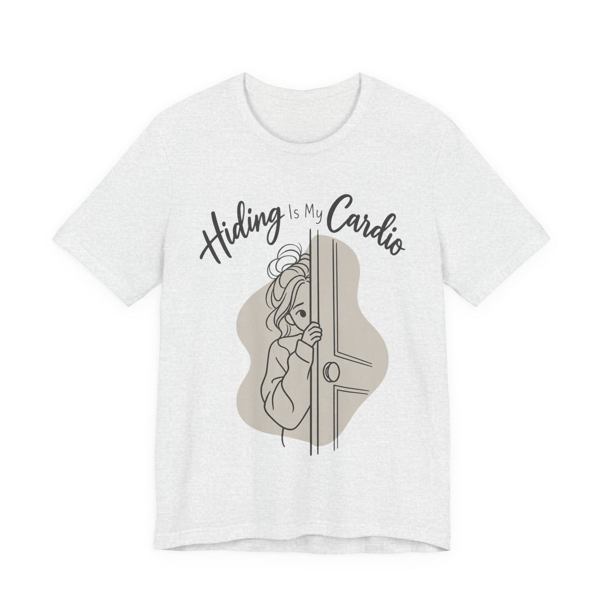 Hiding Is My Cardio Funny Introvert T-Shirt