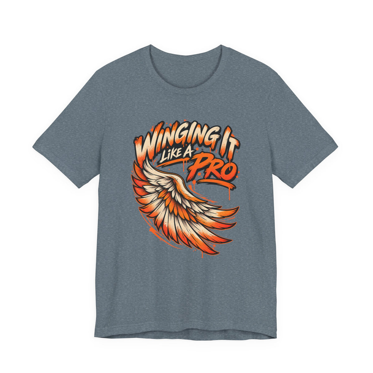 Winging It Like A Pro Funny Self-Deprecation T-Shirt