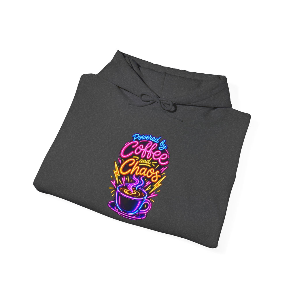 Powered by Coffee and Chaos Funny Nurse Hoodie