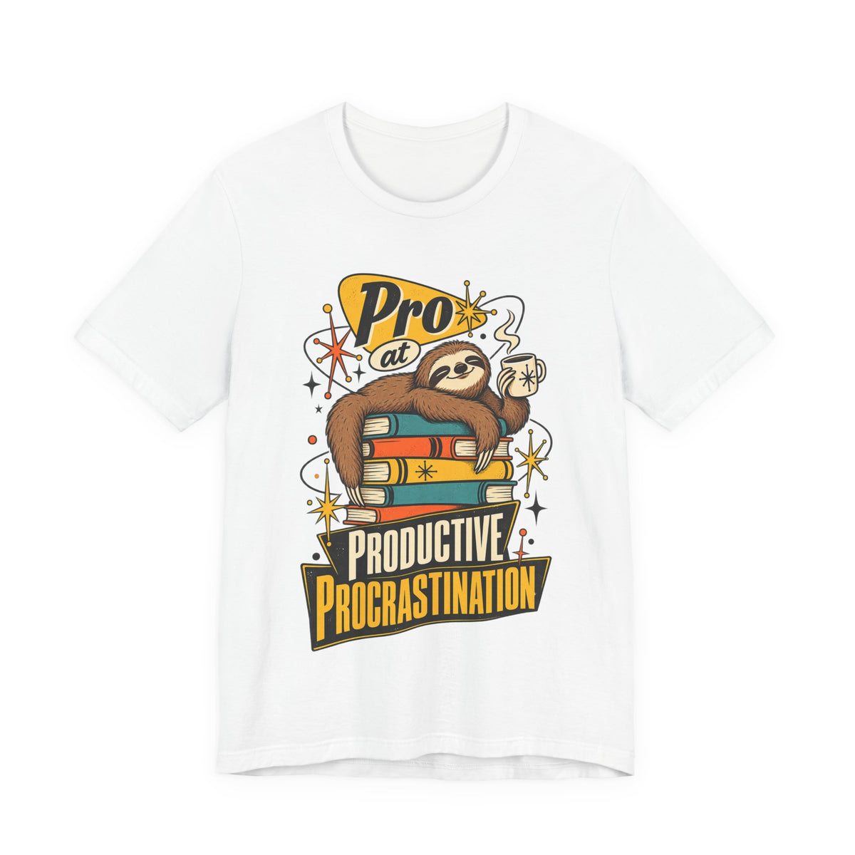 Pro at Productive Procrastination Funny Sarcastic T-Shirt