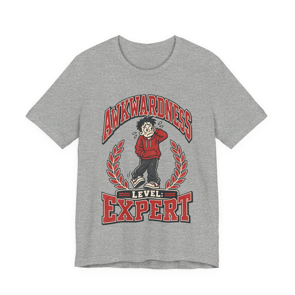 Awkwardness Level: Expert Funny Introvert T-Shirt