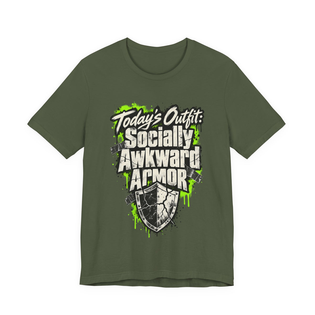 Today’s Outfit: Socially Awkward Armor Funny Introvert T-Shirt