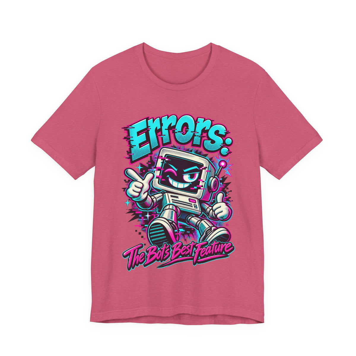 "Errors: The Bot’s Best Feature" Funny Programmer T-Shirt