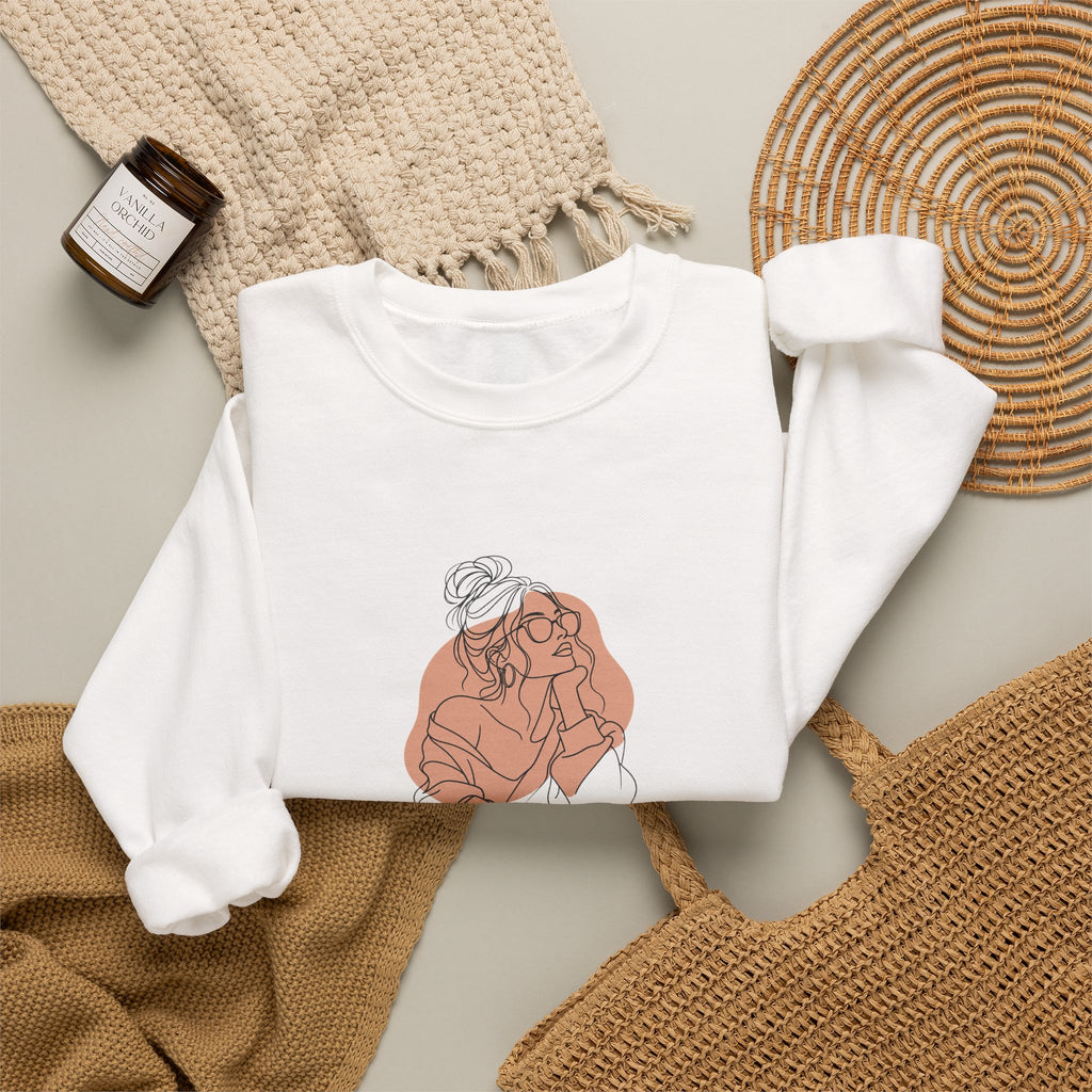 Low Effort, High Style Funny Minimalist Sweatshirt