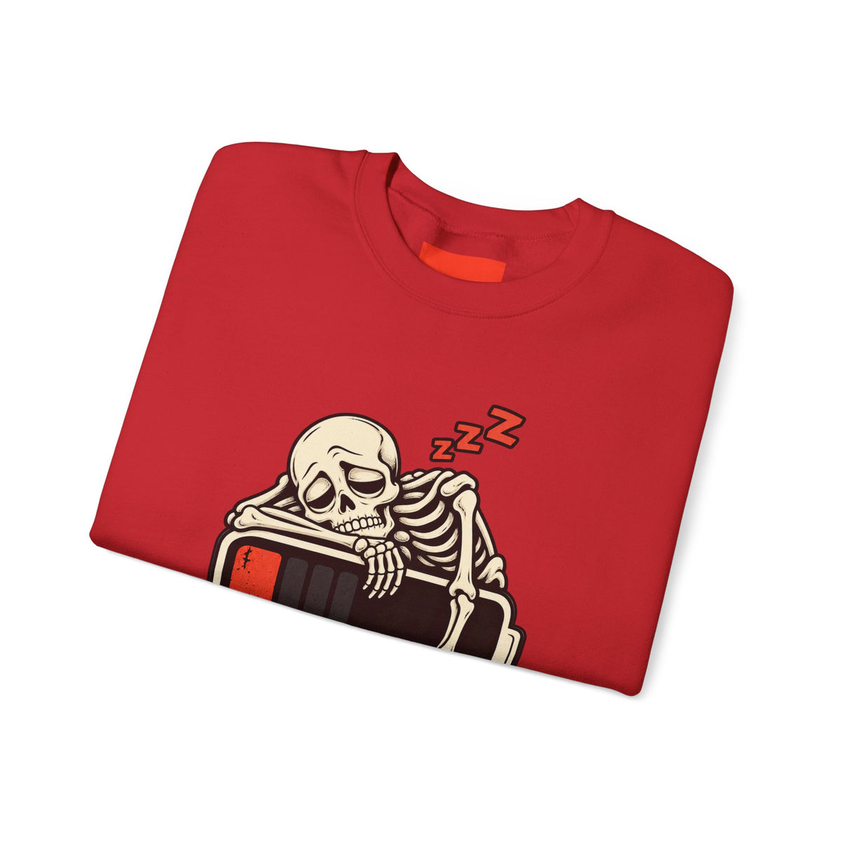 Low Battery, Mind Shutting Down Funny Self-Deprecating Sweatshirt
