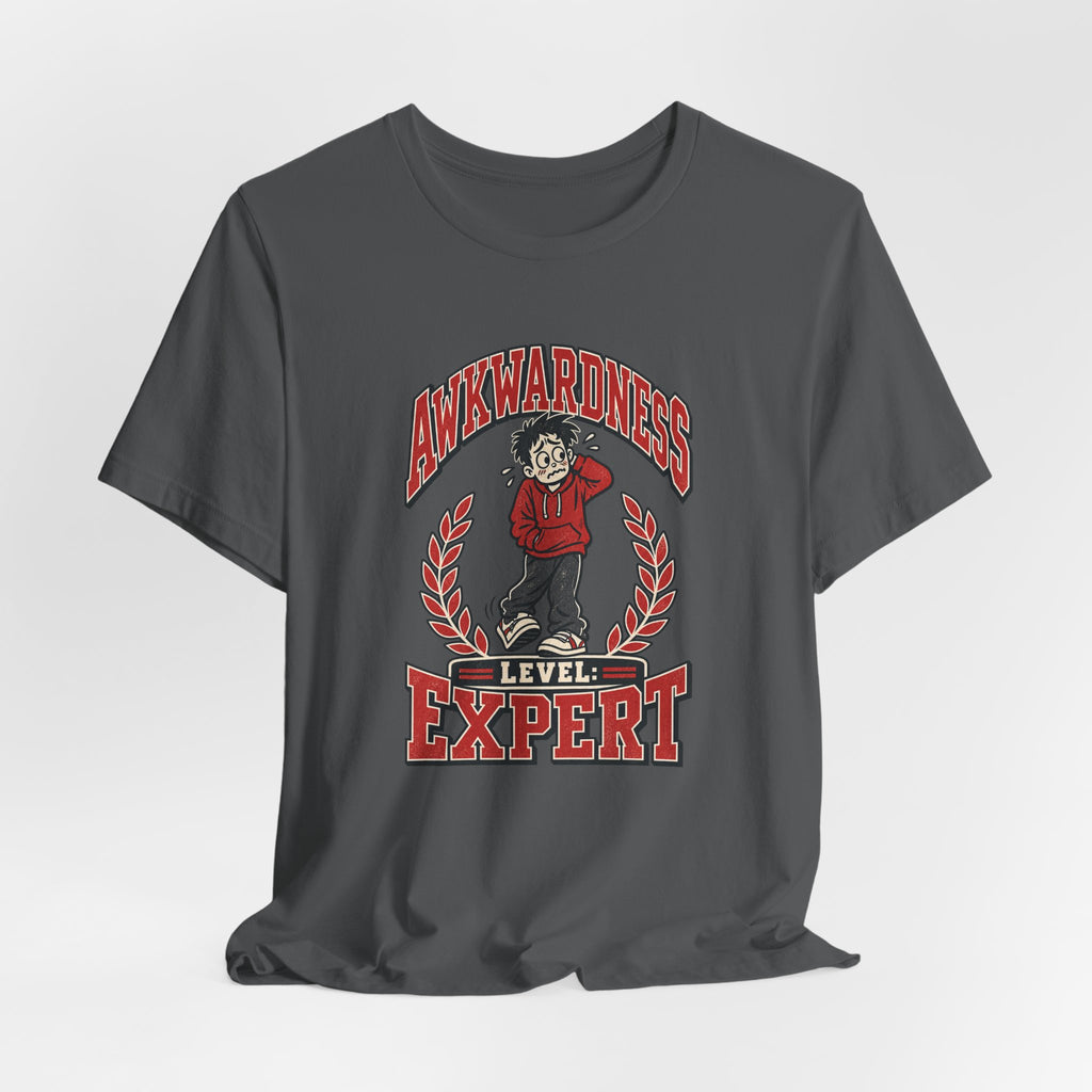 Awkwardness Level: Expert Funny Introvert T-Shirt
