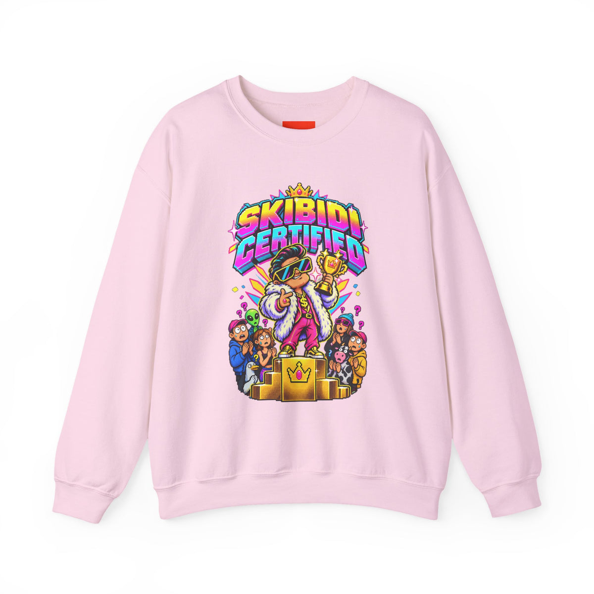 SKIBIDI CERTIFIED Funny Y2K Sweatshirt