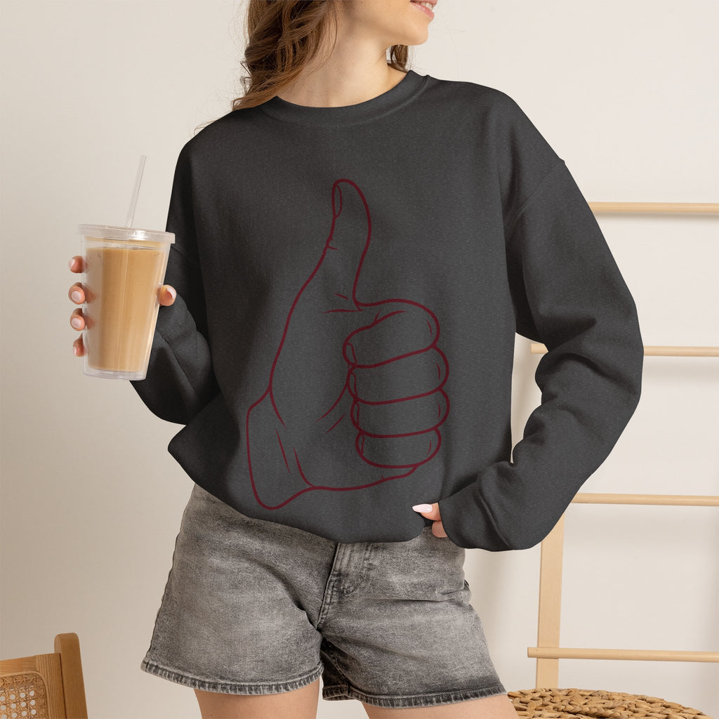 Thumbs Up Spirit Crewneck Sweatshirt