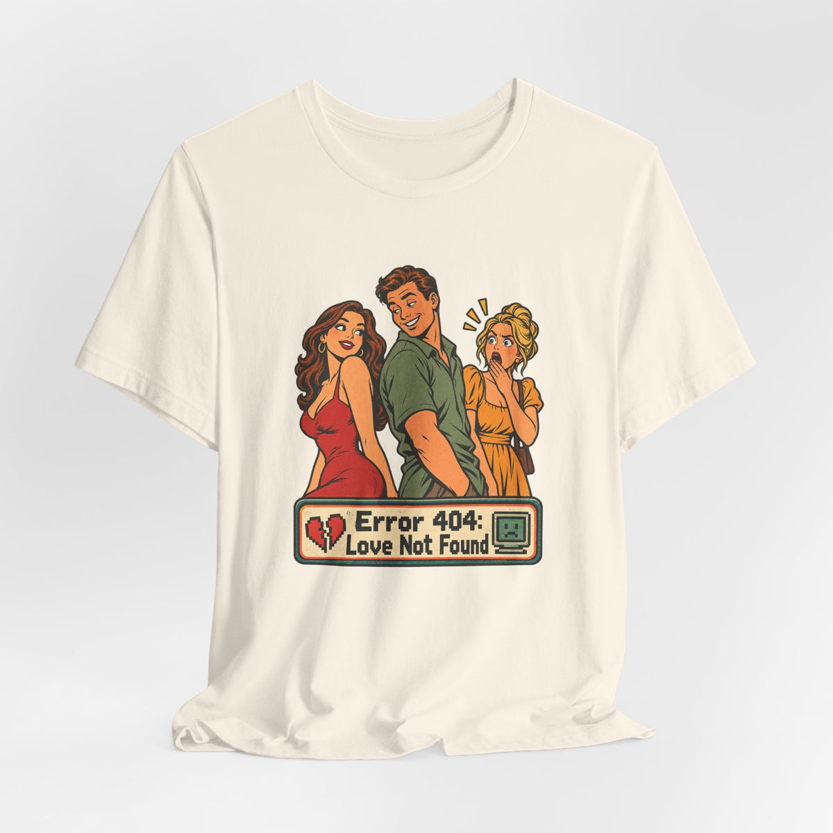 Error 404: Love Not Found Funny Programmer T-Shirt