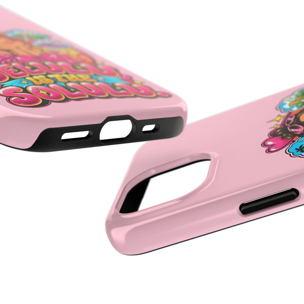 Delulu Is the Solulu Pink Tough Phone Case — Kawaii Cute Protective Case