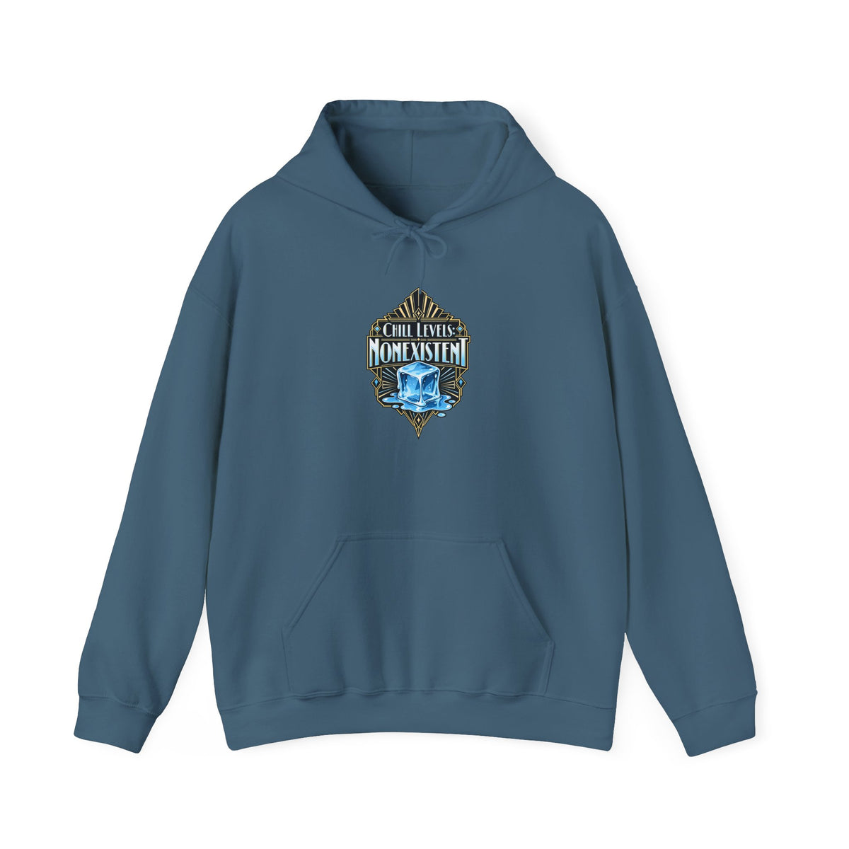 Chill Levels: Nonexistent Funny Self-Deprecating Hoodie