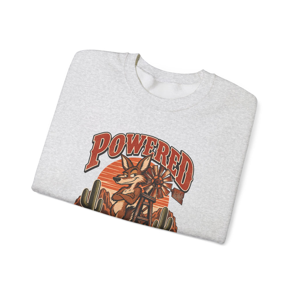 Powered By Passive Aggression Funny Western Ranch Sweatshirt