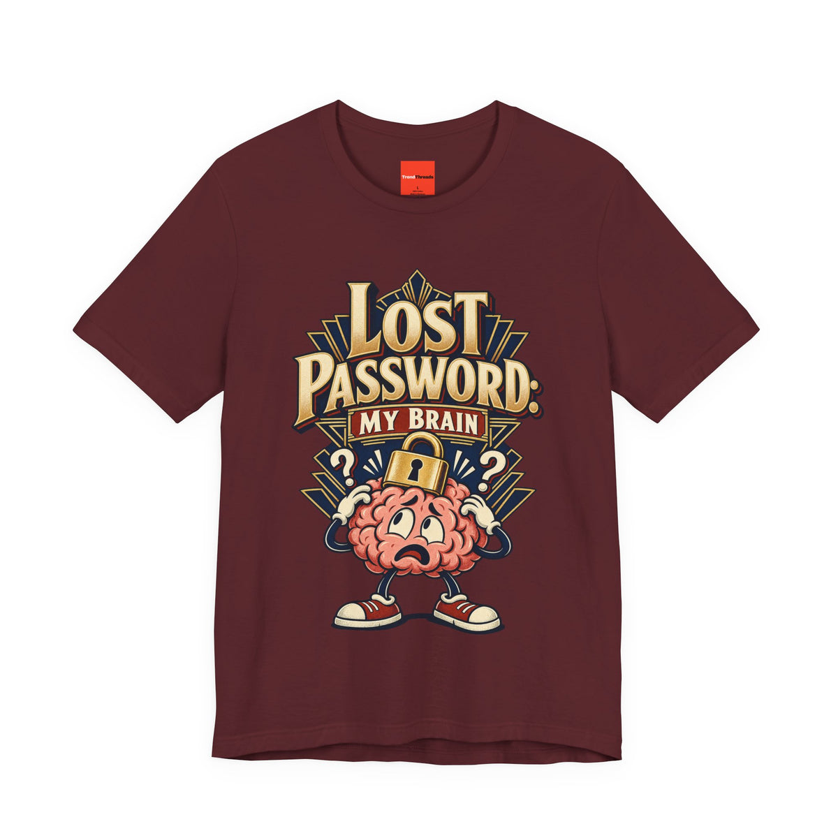 Lost Password: My Brain Funny IT T-Shirt