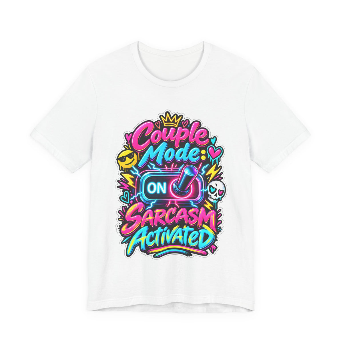 Couple Mode: Sarcasm Activated Funny Couples T-Shirt