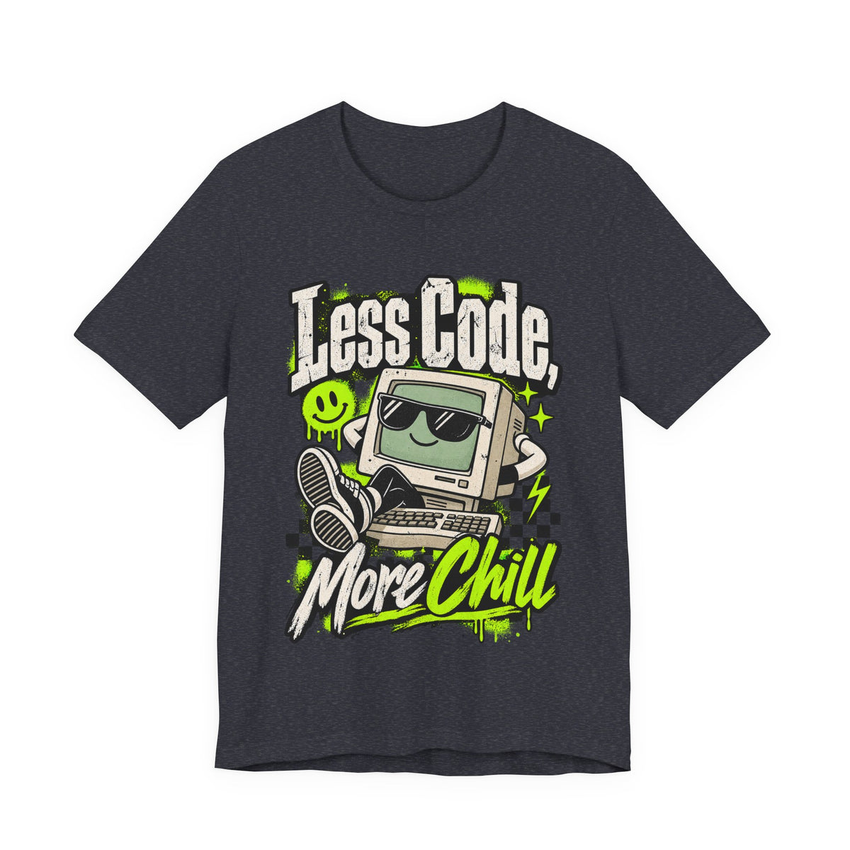 Less Code, More Chill Funny Programmer T-Shirt