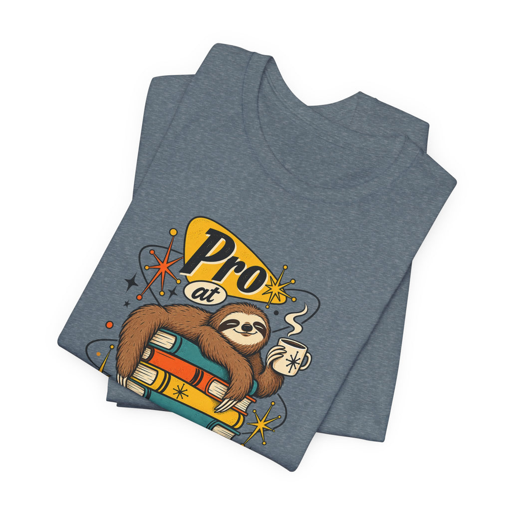 Pro at Productive Procrastination Funny Sarcastic T-Shirt
