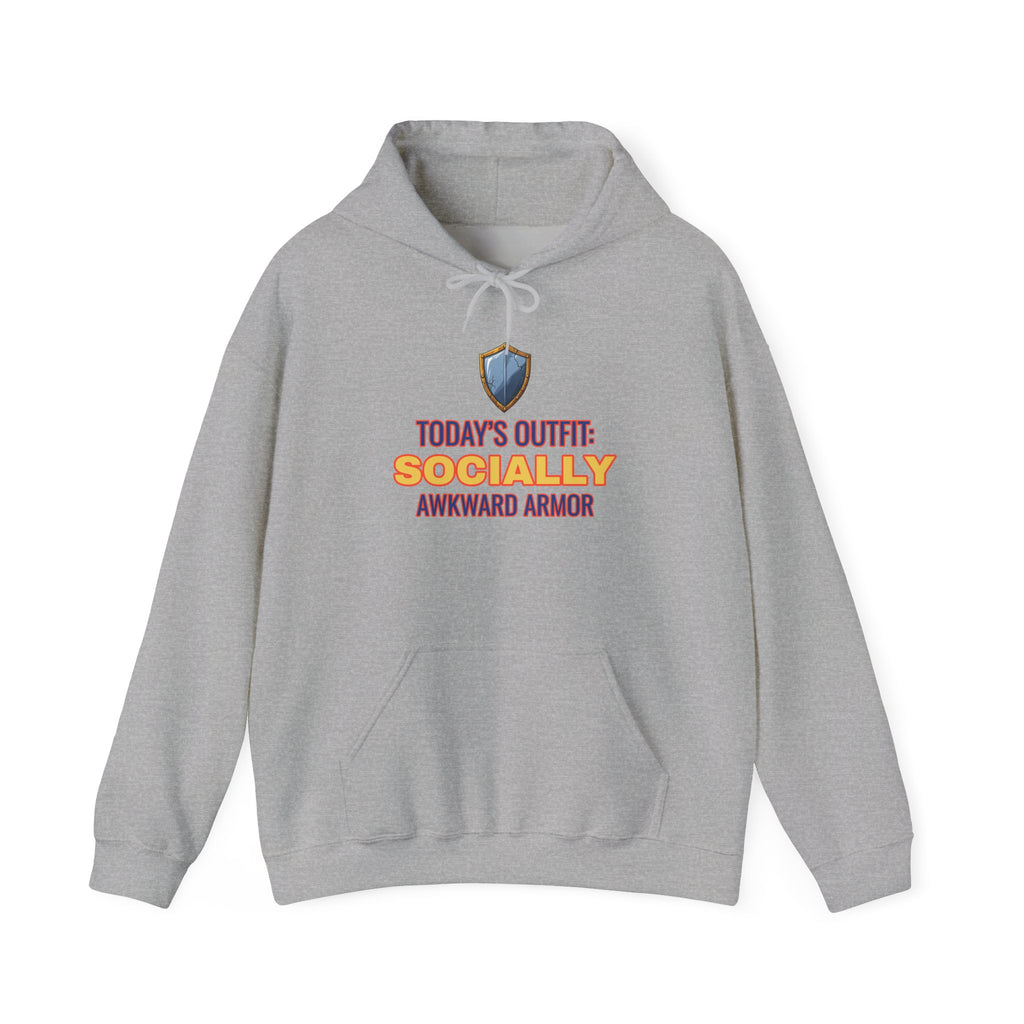 Today’s Outfit: Socially Awkward Armor Funny Introvert Hoodie