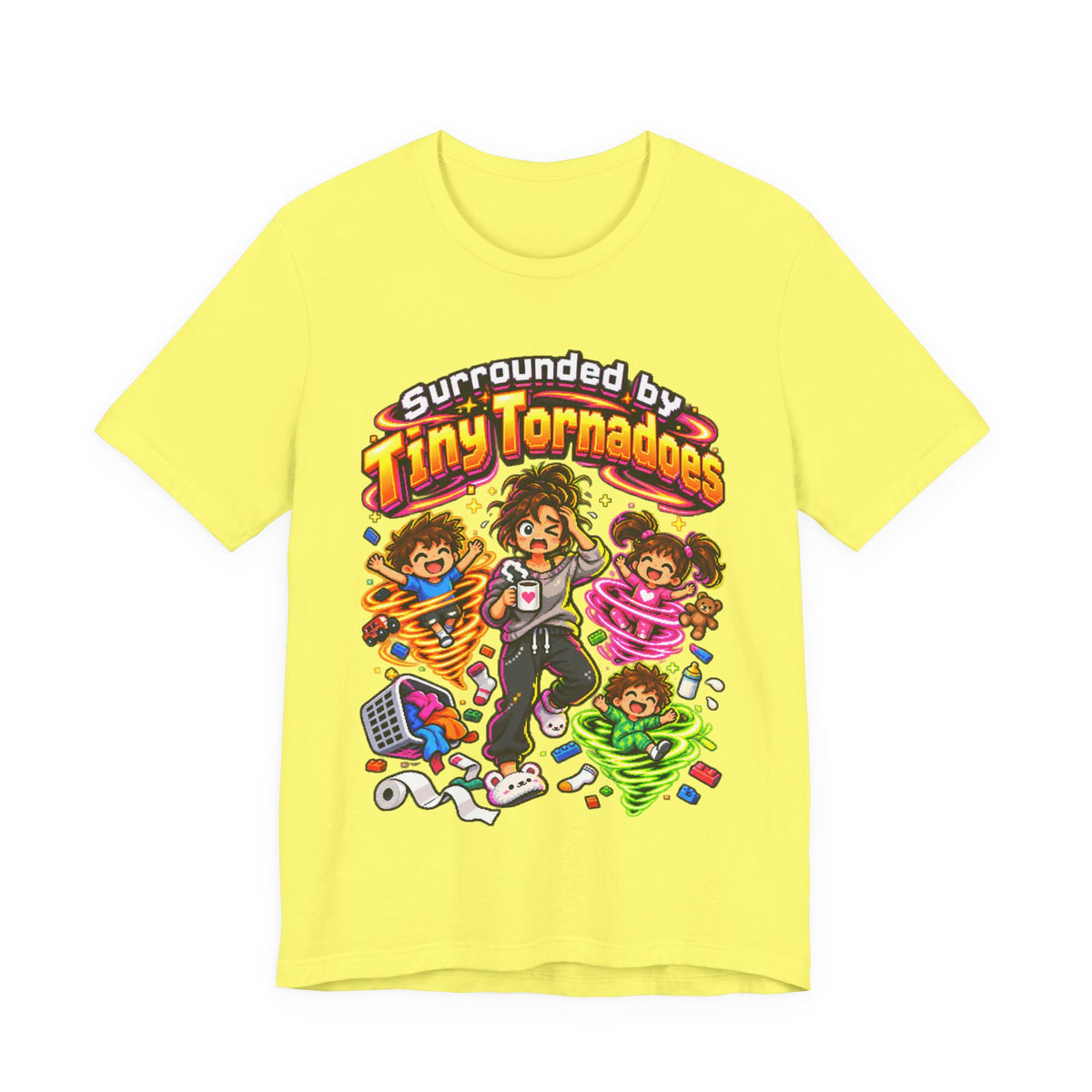 Surrounded by Tiny Tornadoes Funny Parent T-Shirt