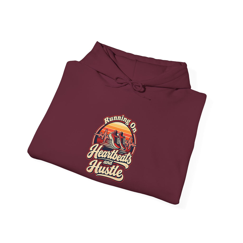 Running On Heartbeats and Hustle Funny Nurse Hoodie