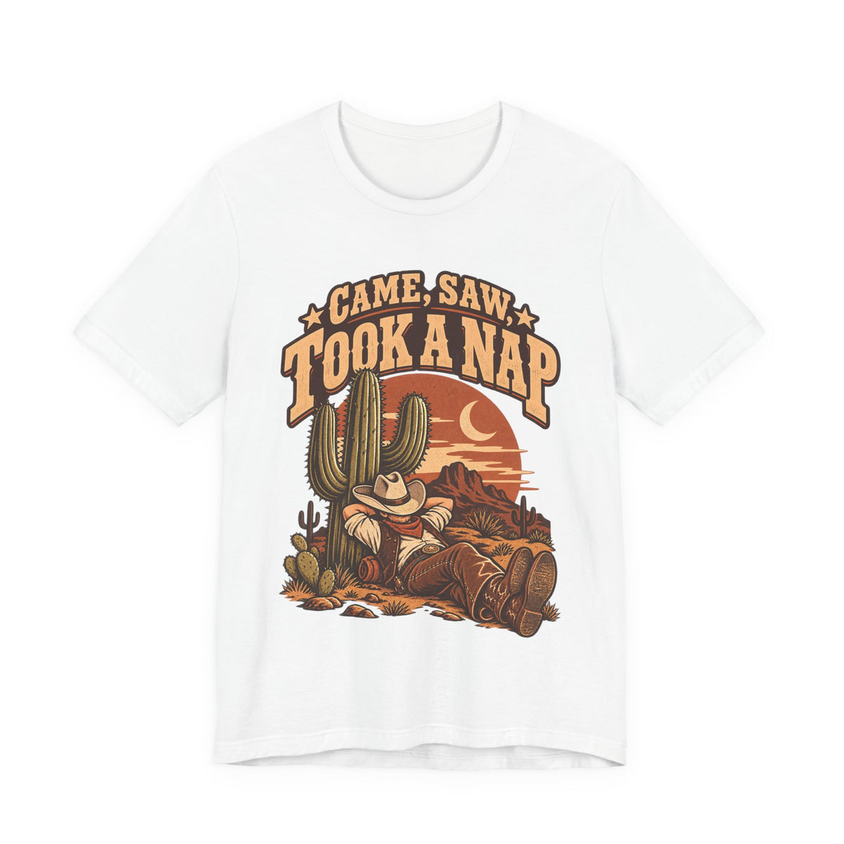 Came, Saw, Took A Nap Funny Self-Deprecating T-Shirt