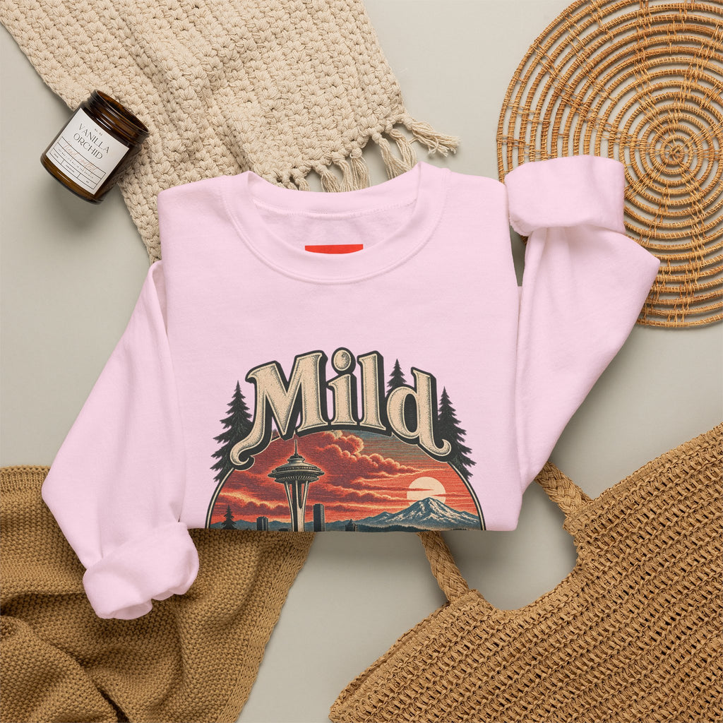 Mild Green Queen Funny Sarcastic Retro Sweatshirt